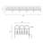 Pure Garden Metal Garden Fencing- 5 Outdoor Interlocking Panels for Landscaping- Edging