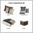 Elegant King 7-piece Jacquard Bedding Set, Hypoallergenic Polyester With Modern Design