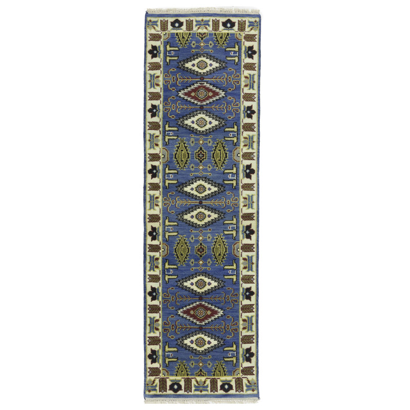 Tapis rectangulaire en laine 2 pi 6 po x 8 pi Karimah
