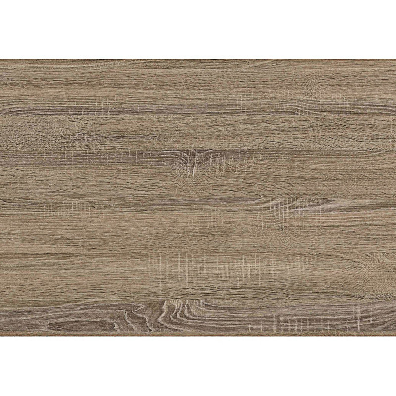 Bureau, bureau d'ordinateur avec tiroirs, Taupe / Noir