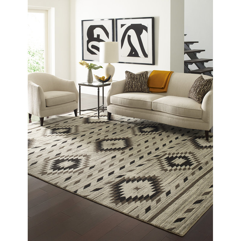 Youmans Wool Southwestern Indoor Rug, Rectangle 6' x 9'