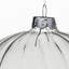 5" Glass Clear Stripe Ball Ornament-1061551487