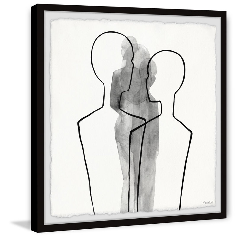 Out of the Shadows 1 Piece Single Picture Frame Painting, 45cm H x 45cm W x 3.81cm D