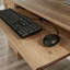 Plateau à clavier coulissant pour bureau d'ordinateur transitionnel (ne pas inclure les tabourets)