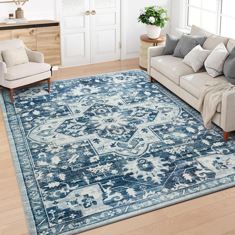  Antique Tranquil Cashmere Shag Area Rug, Rectangle 160 x 230 cm