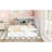 Metal Full Size Daybed With Trundle, Storage & Charging Ports - Modern Functional Storage, Trundle And Outlets, Practical Elegant-684325230
