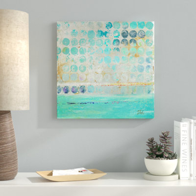 «Dots on Silver», reproduction de peinture acrylique