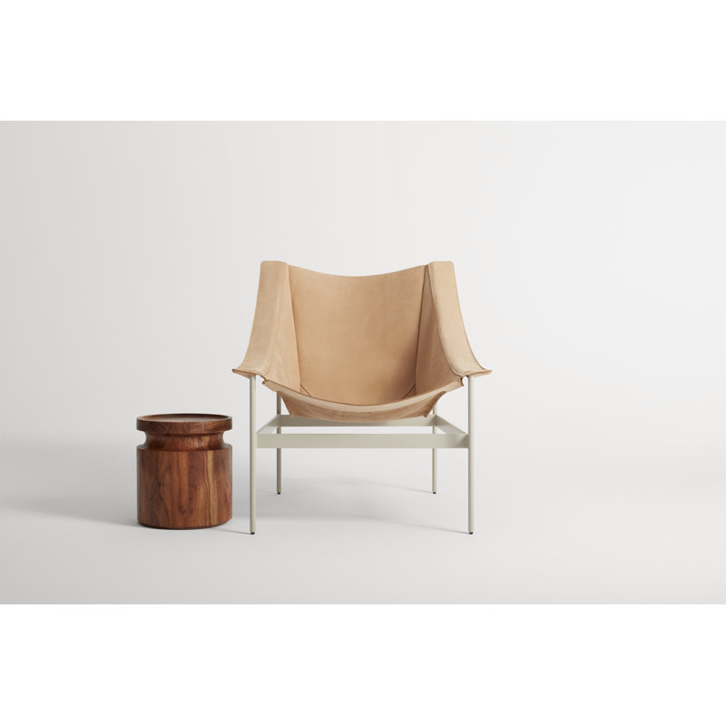 Heyday Lounge Chair, Sand Full Grain Leather
