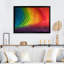 Reproduction sur toile de formes d'ondes représentant un arc-en-ciel abstrait-1032878651-1032878645