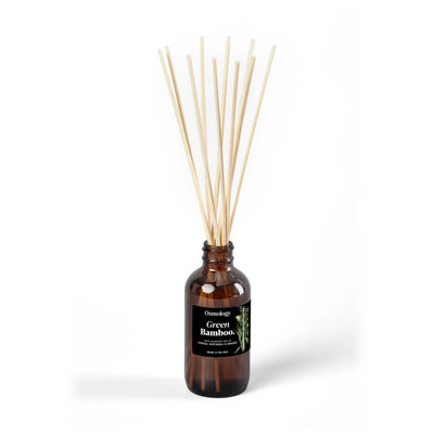 Diffuseur en bambou vert ambre