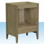 Base de meuble-lavabo simple 23,6 po seulement en brun