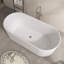 Baignoires de trempage autoportantes en acrylique 67 po