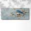 Oiseau bleu en hiver sur toile-1072202535