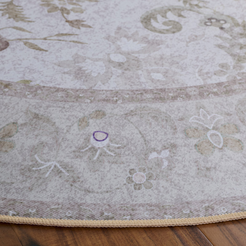 Tapis oriental lavable à la machine Tucson 220 Performance, Rond 6 pi