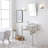 Copeland 30'' Single Bathroom Vanity with Carrara Marble Top-256486918-255426940