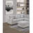 Sectional sofa with footstool