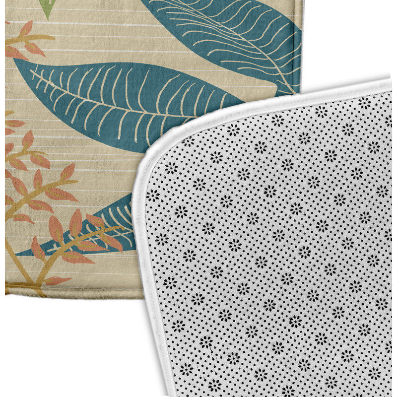 Tapis de bain Losoya, Jaune, l 24 po x L 17 po