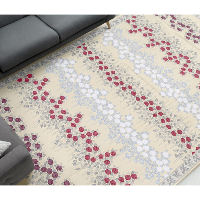 Aubusson Renaissance Wool Floral Area Rug