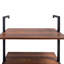 3 Tier and 2 Tier Bathroom Shelves Metal, Wood Hanging Storage Bookshelf