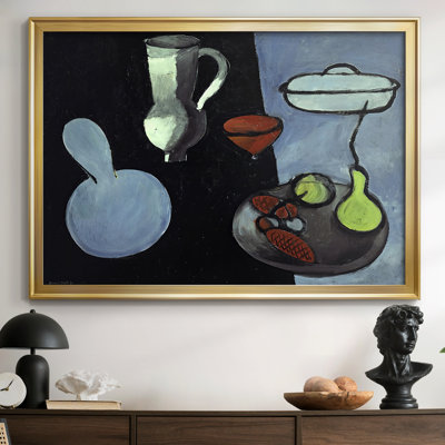 Still Life with a Gourd (Nature morte à la coloquinte)-Henri Matisse-Framed Gallery Wrapped Canvas-1916