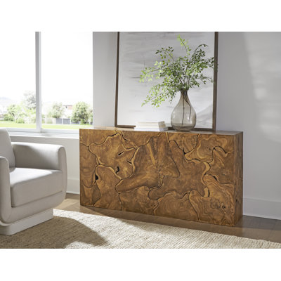 Console en teck, naturel