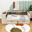 Lit de jour Peeples avec tablettes et tiroirs de rangement intégrés et ports USB-457720574-457720569