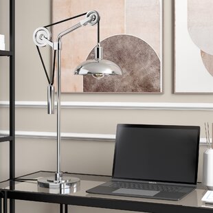 Lampe de bureau LED DANA2 Blanc ou argenté