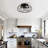 15.7" Matte Black Cage Ceiling Fan 