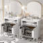 Ensemble de meuble-lavabo blanc 60 po-1064625531