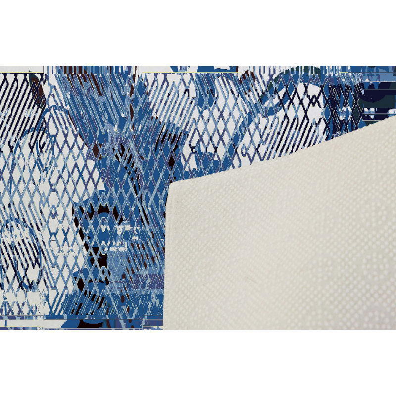 Premium Hall Carpet (3.3 x 6.6 ft), 100% Polyester, 0.4 in Pile Height | Antibacterial, Non-Slip PVC Dot Underside | Machine Washable, 3D Digital Printing | Ideal for Living Room, Bedroom, and Entryway Decor