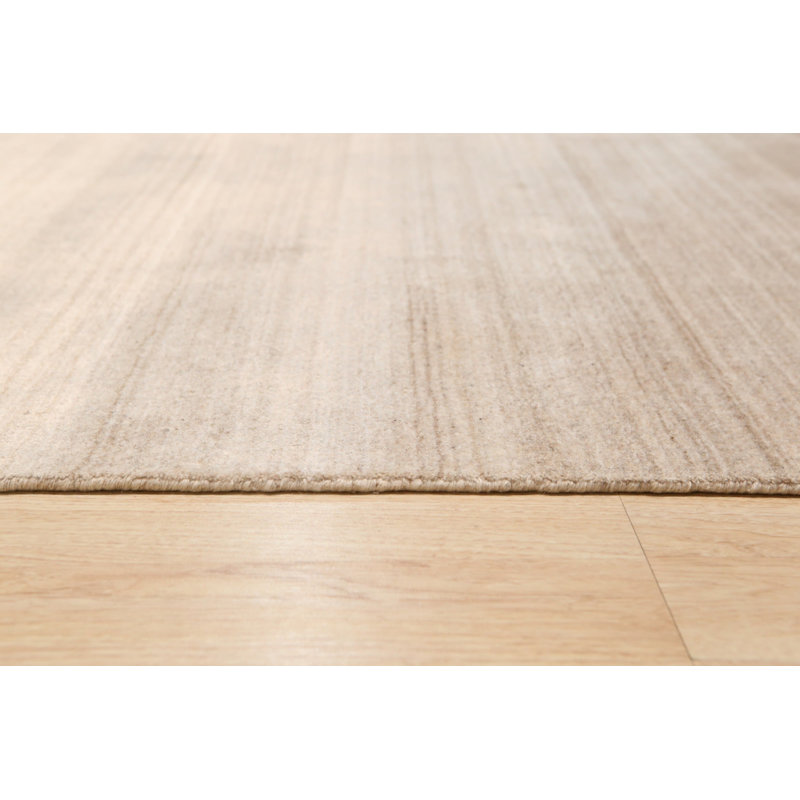 Hand Knotted Wool Geometric Area Rug, 8' x 10'