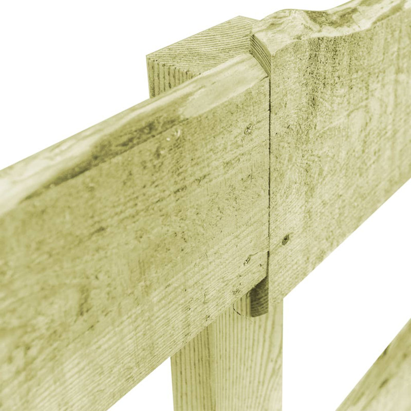 Agirta 43.31cm H x 1.97cm W Green Wood Fence Panels