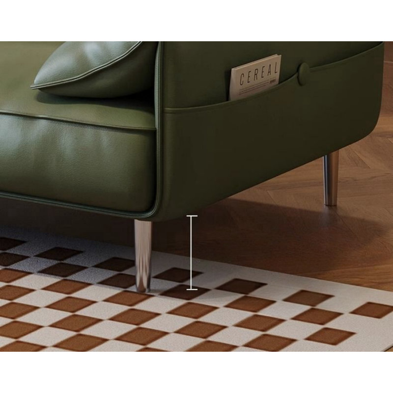 Canapé droit moderne simple, H 34,64 po x l 78,74 po x P 38,18 po, 3