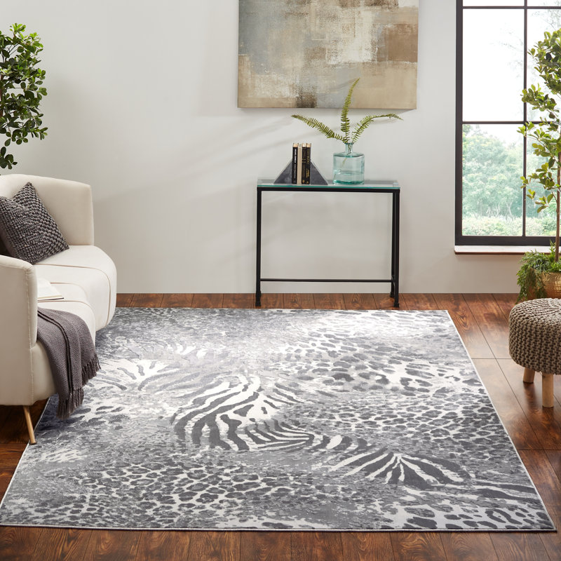 Animal Print Indoor Rug, Rectangle 7'7" x 9'6"