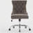 Modern Chenille Upholstered Tufted Button Home Office Chair, Adjustable Desk Chair Swivel Office Chair-99133323