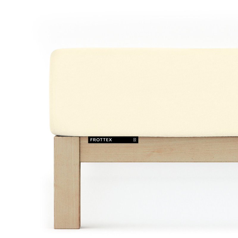 Frottee Spannbettlaken Frottex 100% Baumwolle, Yellow Light, L 140 x 220cm - 160 x 220cm