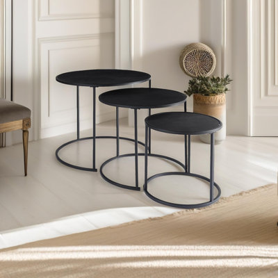 Bennir Tray Top Nesting Tables