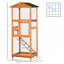 Cage à oiseaux en bois pour perroquet PawHut