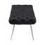 Banc en velours et en métal avec motif capitonné noir-1003018606-1003018608