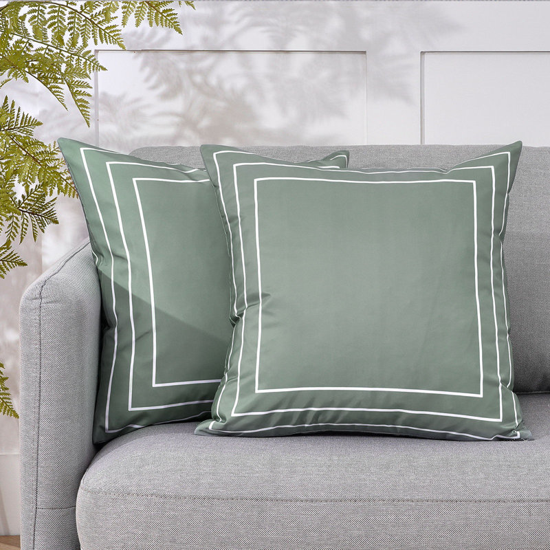 Housse de coussin KD136, 16 po x 16 po, Bourgogne