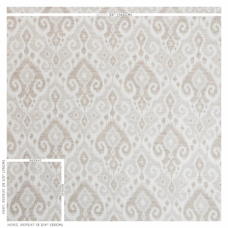 Dedra Fabric, Natural