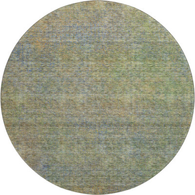 Premium Machine Washable Prisco Green Rug