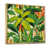 Toile avec cadre flottant or