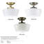 Plafonnier semi-encastré 1 lumière 12 "Eterniti-265009392