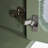 Retro Style 30'' Bathroom Vanity with Resin Sink Combo, Green
