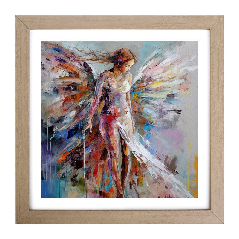 Single Picture Frame Print on Wood, Oak