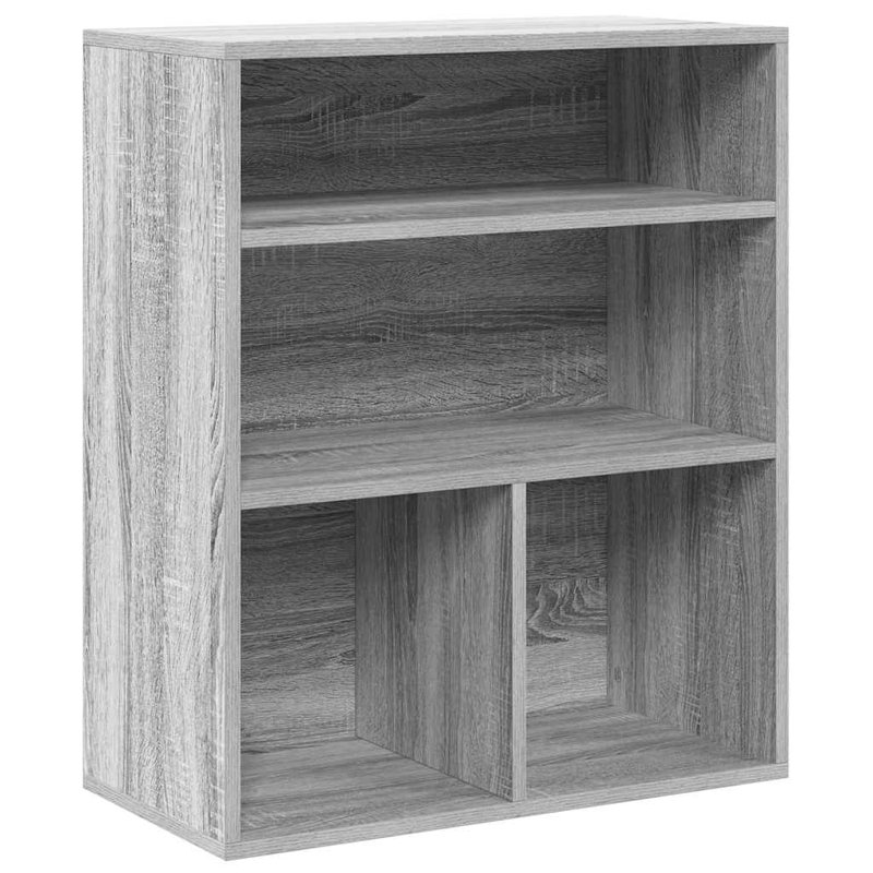 Shivin 71.5cm H x 60cm W Bookcase, Grey Sonoma
