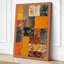 Weathered Tile Grid Industrial - Wrapped Canvas-305771301-305771309