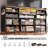 11-Drawer Dresser TV Stand with LED Lights & Power Outlets - Bedroom Media Console, Fabric Drawers & Hooks-147023722