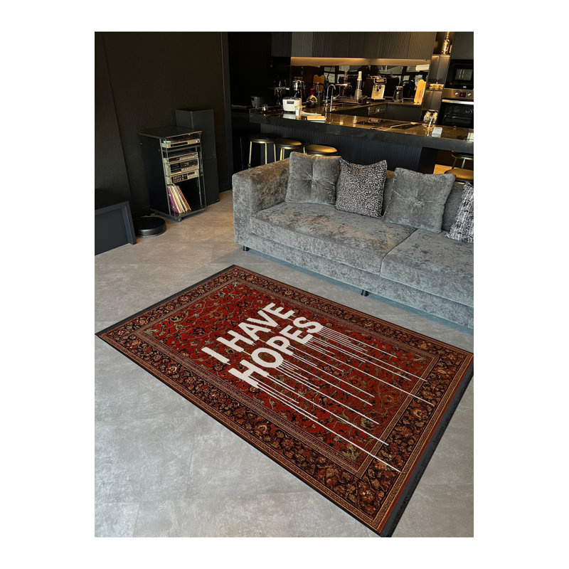 Tapis tissé crème Mosso, 2' x 2'11"